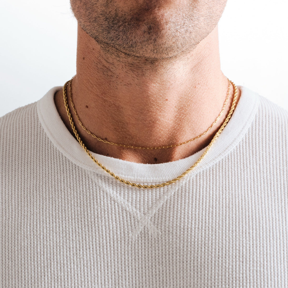 SLIM LINK NECKLACE | GOLD