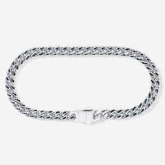 A stainless steel men's thick bracelet from Australian jewellery brand Billie Jo, featuring a casual everyday style with a secure clasp.