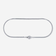 A silver stainless steel men's slim curb chain bracelet from Australian jewellery brand Billie Jo, the perfect waterproof and sweat proof everyday bracelet and an ideal gift for men who love low maintenance jewellery