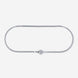 A silver stainless steel men's slim curb chain bracelet from Australian jewellery brand Billie Jo, the perfect waterproof and sweat proof everyday bracelet and an ideal gift for men who love low maintenance jewellery