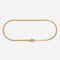 A gold stainless steel men's slim curb chain bracelet from Australian jewellery brand Billie Jo, the perfect waterproof and sweat proof everyday bracelet and an ideal gift for men who love low maintenance jewellery