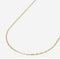 A gold stainless steel men's slim link chain necklace from Australian jewellery brand Billie Jo, featuring a durable waterproof and sweat proof finish, designed for everyday wear and presented as the perfect gift for him.