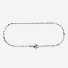 A stainless steel men's slim link chain bracelet from Australian jewellery brand Billie Jo, featuring a durable waterproof and sweat proof finish, designed for everyday wear and presented as the perfect gift for him.