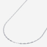 A stainless steel men's slim link chain necklace from Australian jewellery brand Billie Jo, featuring a durable waterproof and sweat proof finish, designed for everyday wear and presented as the perfect gift for him.