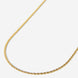 A stainless steel men's rope chain necklace from Australian jewellery brand Billie Jo, featuring a twisted link design in a gold finish.