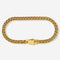 A gold stainless steel men's thick bracelet from Australian jewellery brand Billie Jo, featuring a casual everyday style with a secure clasp.
