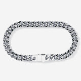 A stainless steel men's thick bracelet from Australian jewellery brand Billie Jo, featuring a casual everyday style with a secure clasp.