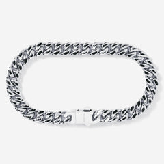 A stainless steel men's thick bracelet from Australian jewellery brand Billie Jo, featuring a casual everyday style with a secure clasp.
