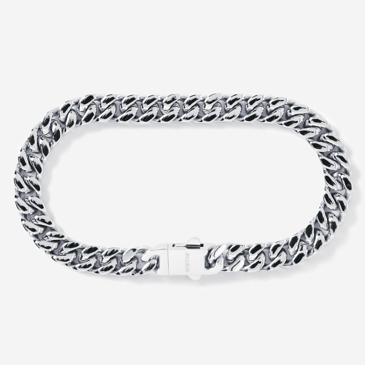 A stainless steel men's thick bracelet from Australian jewellery brand Billie Jo, featuring a casual everyday style with a secure clasp.