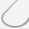 A stainless steel men's stainless steel chain necklace from Australian jewellery brand Billie Jo, featuring a thick bold silver chain design