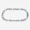 A stainless steel men's figaro chain necklace from Australian jewellery brand Billie Jo, featuring a thick bold alternating link design in a polished silver tone finish, perfect for everyday wear.