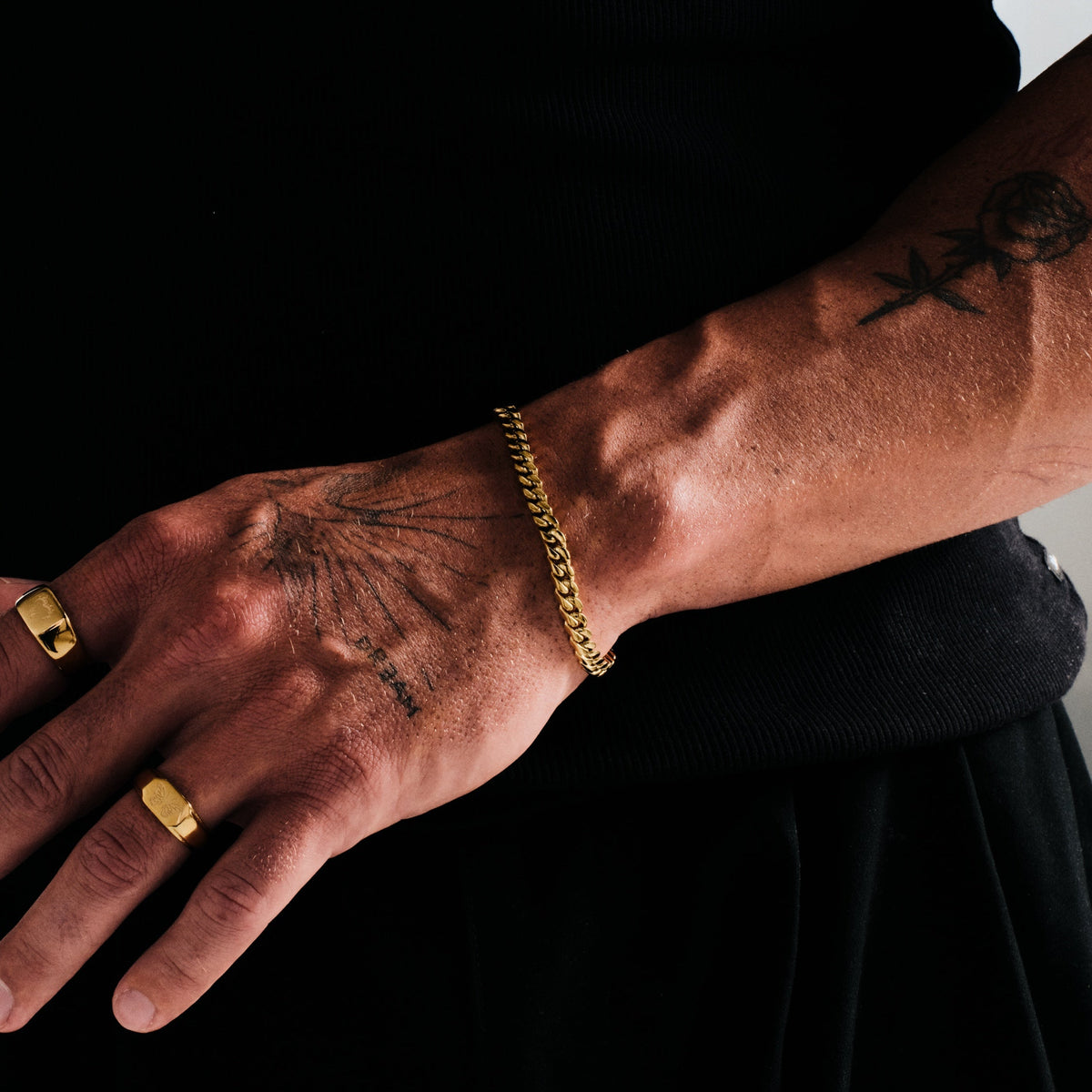 THE CUBAN BRACELET | GOLD