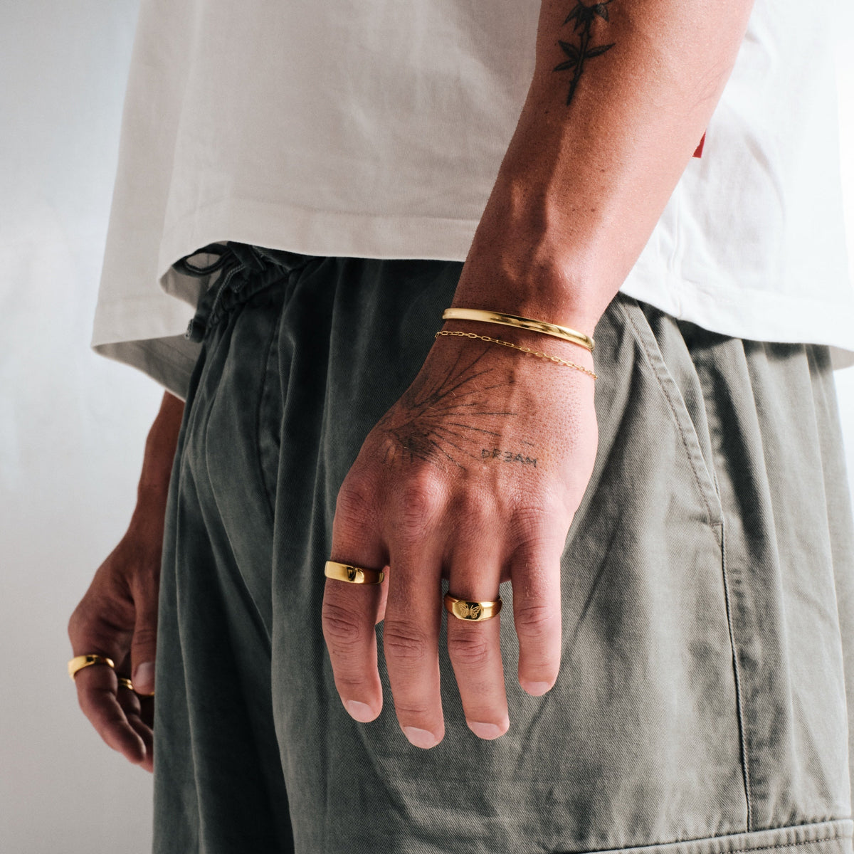 SLIM LINK BRACELET | GOLD