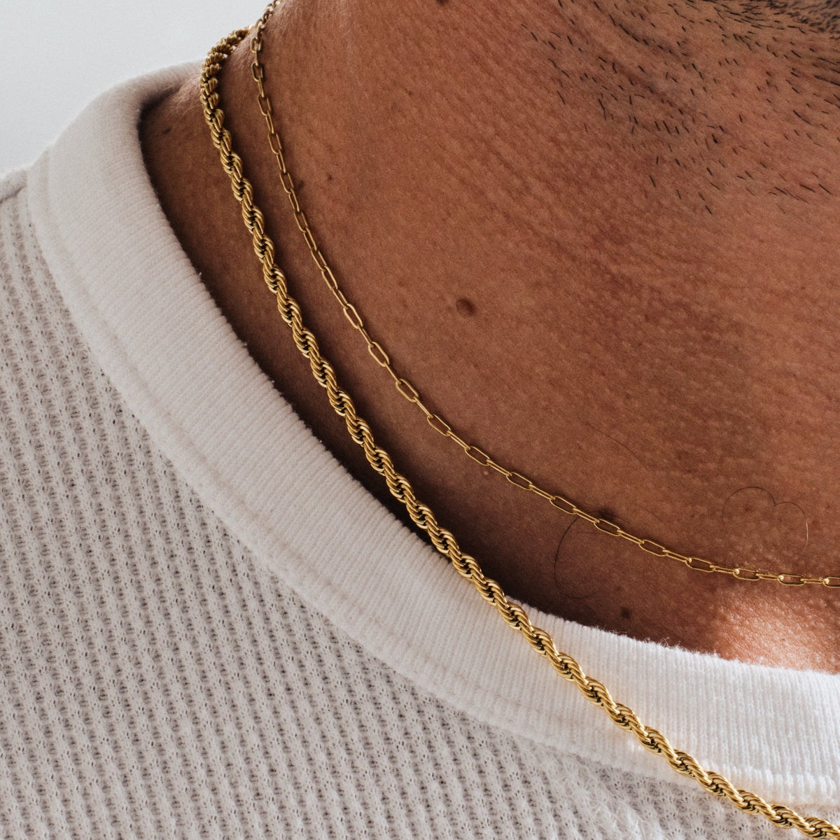 SLIM LINK NECKLACE | GOLD