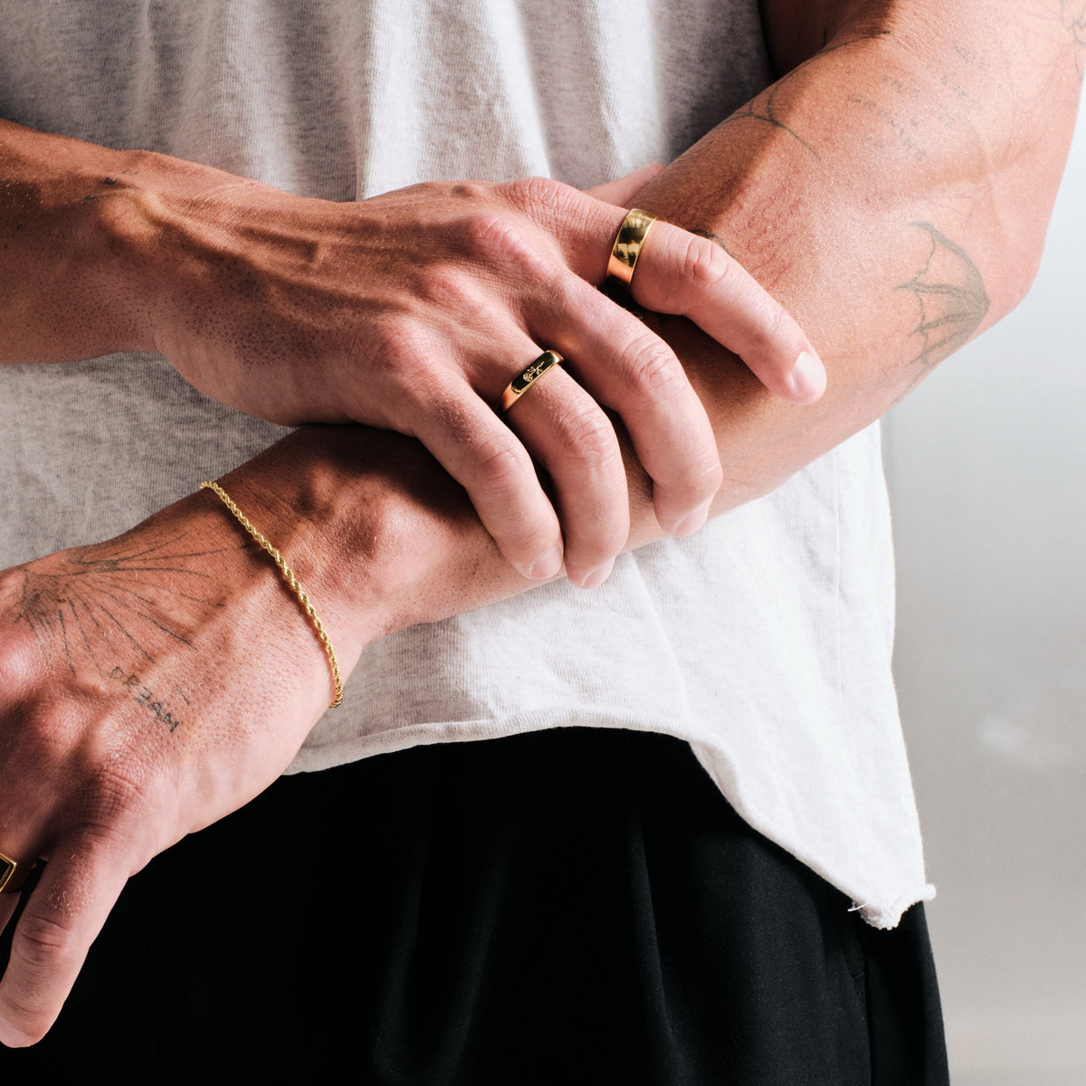 SLIM ROPE BRACELET | GOLD