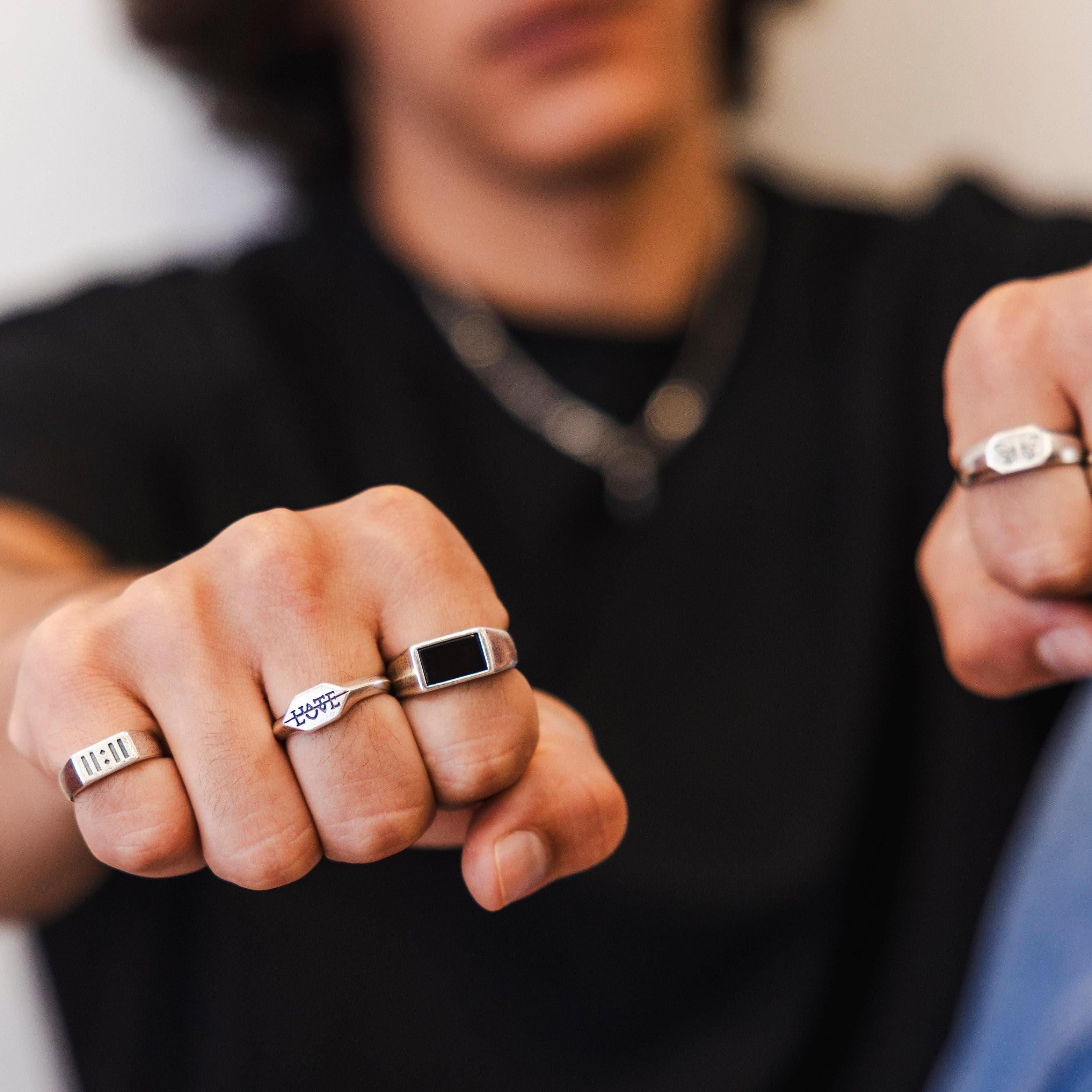 Onyx Ring | Mens Sterling Silver Ring– Billie Jo Onyx Ring | Mens Sterling Silver Ring– Billie Jo