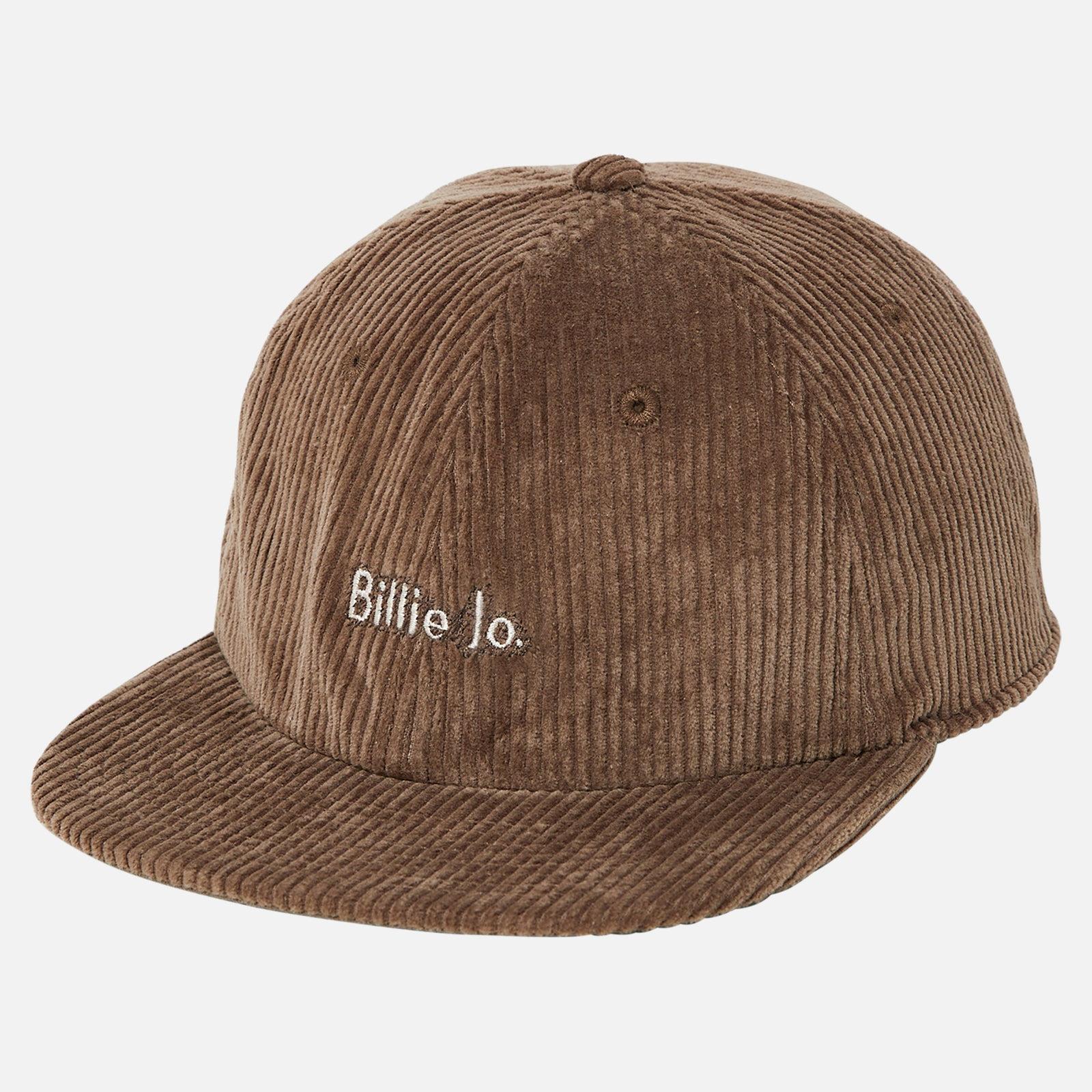 The brown corduroy version of the Billie Jo Corduroy Hat, angled to show the front and side. A stylish and versatile men's accessory from Australia.