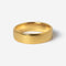 Billie Jo Serenity Ring in 18k gold vermeil, a minimalist piece of Australian men’s jewellery with a smooth, polished dome band.