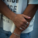 SLIM FIGARO BRACELET - Men's Sterling Silver Jewellery by Billie Jo