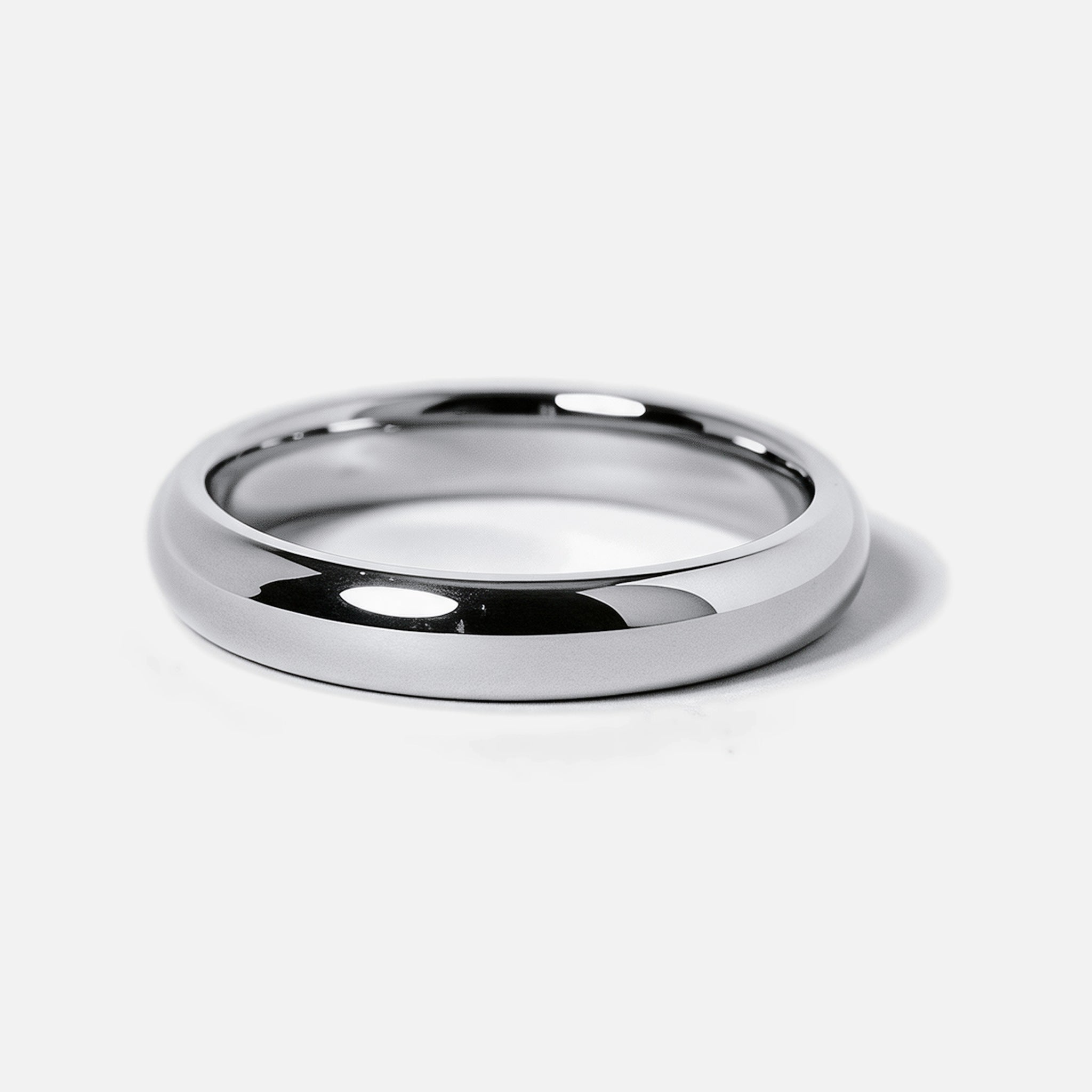 STACKER RINGS stainless steel silver single ring