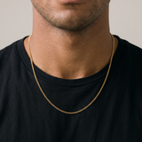 SLIM CURB NECKLACE | GOLD