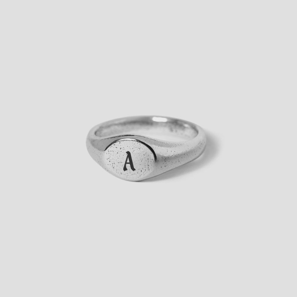 Initial Dusk Ring engraving letters A to Z