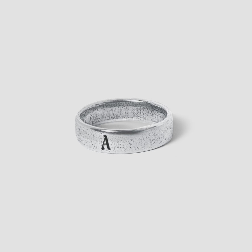 Initial Serenity Ring engraving letters A to Z