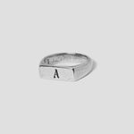 Initial Elation Ring engraving letters A to Z