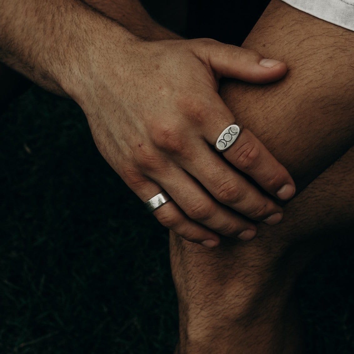 Lunar Ring - Men's Sterling Silver Jewellery by Billie Jo
